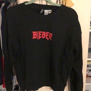 Justin Bieber purpose tour crew neck sweatshirt